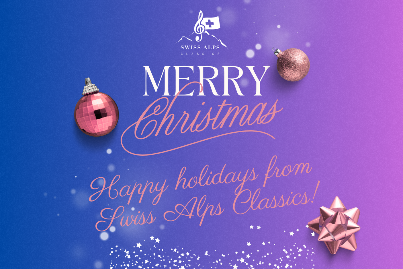 Happy Holidays from Swiss Alps Classics